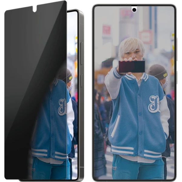PanzerGlass® Privacy sklo Samsung Galaxy S25 Ultra s inštalačným rámčekom - Ochranné fólie a sklo - Hlavný obrázok