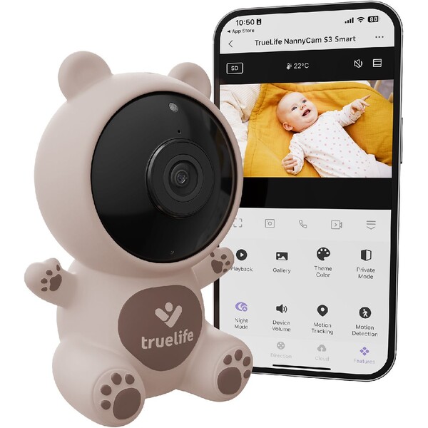 TrueLife NannyCam S3 Smart detská pestúnka
