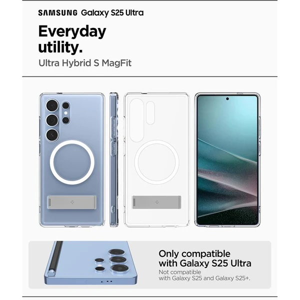 Spigen Ultra Hybrid S MagSafe kryt Samsung Galaxy S25 Ultra biely - Puzdra - Obrázok 70a06953ef254549aa0ce678d5187fdc