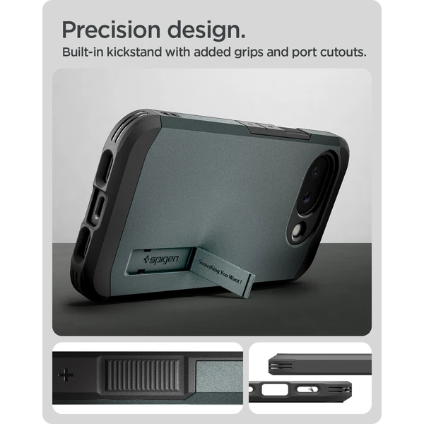 Spigen Tough Armor MagSafe kryt Google Pixel 10a abyss green - Puzdra - Obrázok 70ab4465ecd44fe39e4a2a3086637392