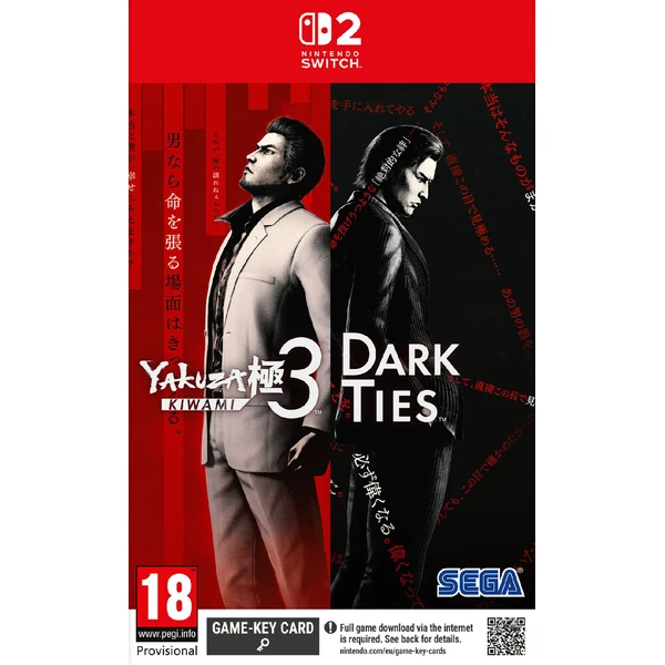 Yakuza Kiwami 3 & Dark Ties (Game Key Card) (Switch 2) - Hry na Nintendo Switch 2 - Hlavný obrázok