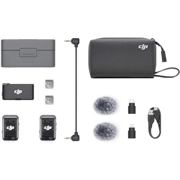 DJI Mic 2 (2 TX + 1 RX + nabíjacie puzdro) - Mikrofóny - Obrázok 7101000J01