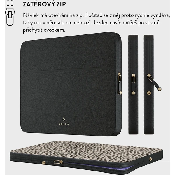 Burga Sleeve puzdro pre Macbook Pro 16" Almond Latte - Puzdra - Obrázok 710ae7b32fe9473fadf81a69a5c69478