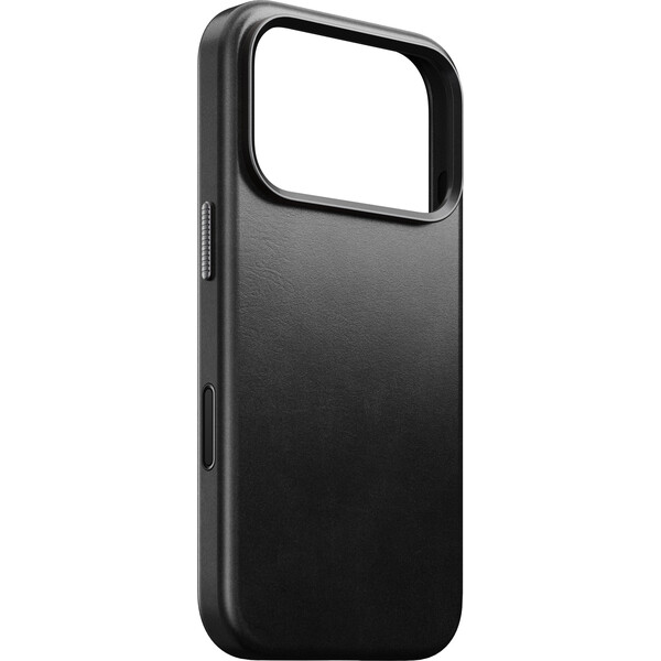 Nomad Traditional Leather (Horween) MagSafe kožený kryt iPhone 17 Pro/18 Pro Black - Puzdra - Obrázok 710fff8035754f3fbad13a2c5d99be86