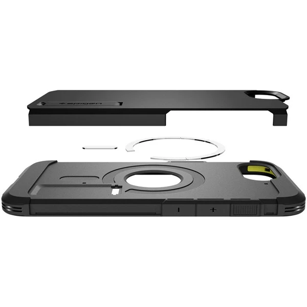 Spigen Tough Armor MagSafe kryt iPhone 17e/16e čierny - Puzdra - Obrázok 71322f01638349faa296603b7244446a