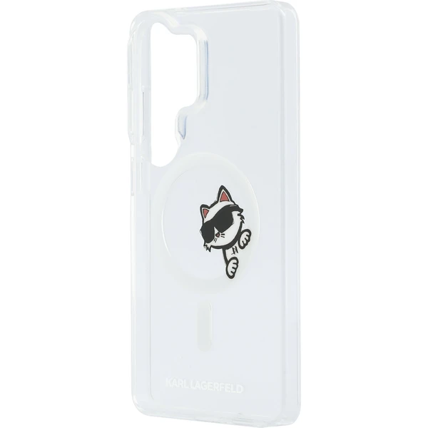 Karl Lagerfeld IML Choupette Peekaboo Logo magnetický kryt Samsung Galaxy S26 Ultra priehľadný - Puzdra - Obrázok 713361717f244a08ac5e8ef5987d5504