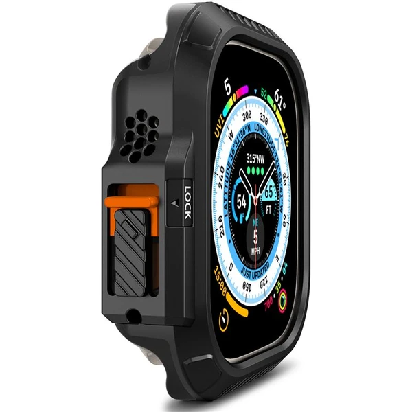 Spigen Lock Fit kryt Apple Watch Ultra 3/2/1 (49mm) čierny - Puzdra - Obrázok 7144679dc6bc43b097e64e4b85fd8ad9