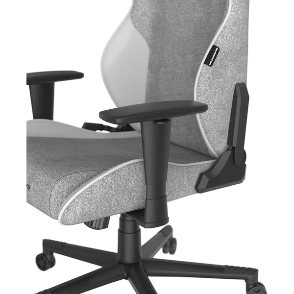 DXRacer GLADIATOR látková herná stolička šedo-biela - Stoličky - Obrázok 714D000O01