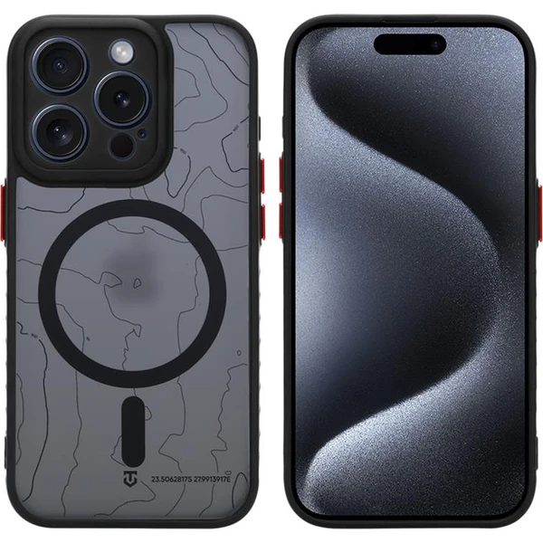 Tactical MagForce Warthog Kryt pre Apple iPhone 15 Pro Asphalt - Puzdra - Obrázok 714fc980e37048a4bc48fa19b564a4e0
