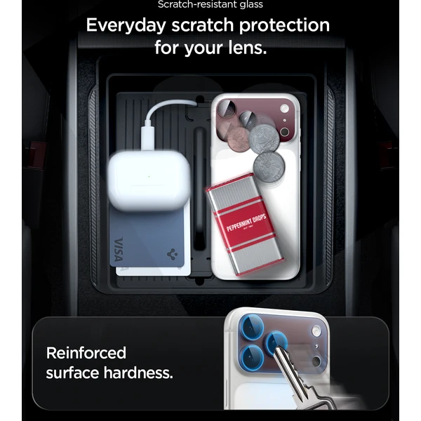 Spigen Glass tR EZ Fit Optik Pro XL 1 Pack sklo na fotoaparát iPhone 18 Pro Max tmavě vínové - Ochranné fólie a sklo - Obrázok 7161616e9a014eeb992cb28771712395