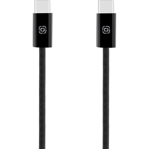 E-shop OBAL:ME Super Fast USB-C/USB-C Pletený kábel 60W 1m čierny