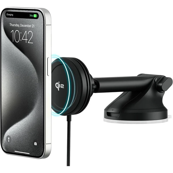 iOttie Velox MagSafe Qi2 Wireless Dash & Windshield Mount držiak do auta čierny - Držiaky - Hlavný obrázok