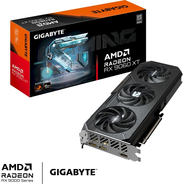 GIGABYTE AMD Radeon RX 9060 XT GAMING 8G 8GB GDDR6 - Grafické karty - Obrázok 716H000N01