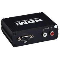 PremiumCord VGA + 3,5mm -> HDMI elektronická redukcia čierna - Káble a redukcie