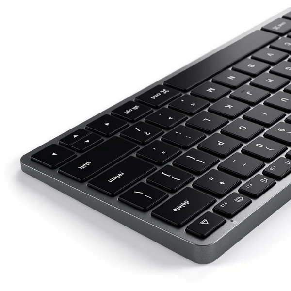 Satechi Slim W1 USB-C klávesnica US vesmírne šedá - Klávesnice - Obrázok 71BT000501