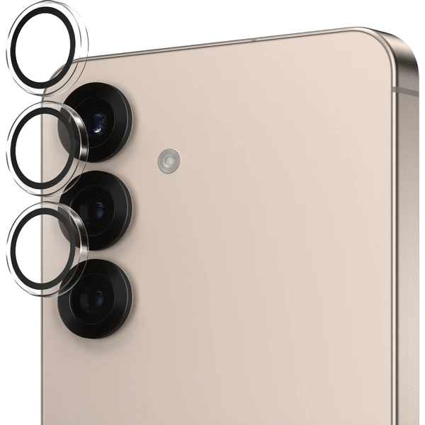 PanzerGlass® Hoops® Samsung Galaxy S25 číre ochranné krúžky pre šošovky fotoaparátu - Ochranné fólie a sklo - Hlavný obrázok