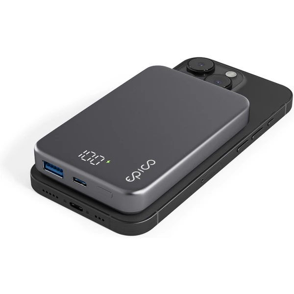 Epico Mag+ Aluminium powerbanka 10 000mAh vesmírne šedá - Powerbanky - Obrázok 71H3000J01