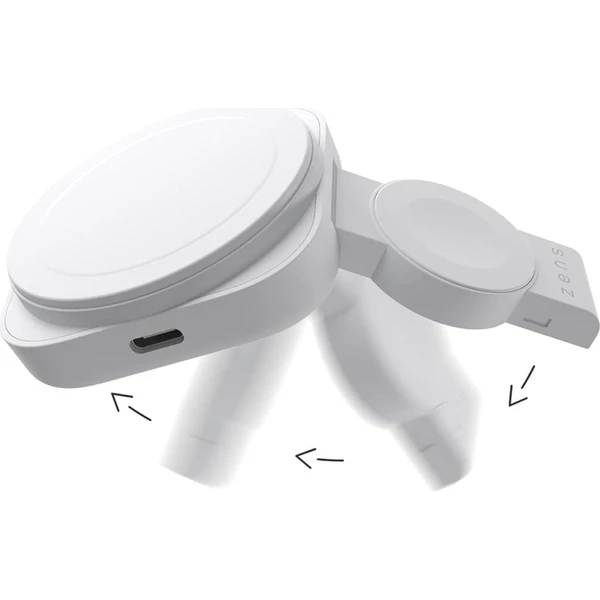 ZENS Travel Charger Pro 2 MagSafe/Qi2 2v1 nabíjačka (20W) biela - Nabíjačky - Obrázok 71JL000K01