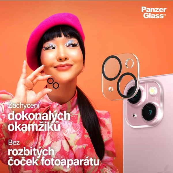 PanzerGlass Camera Protector Apple iPhone 15/15 Plus - Ochranné fólie a sklo - Obrázok 71TS100501