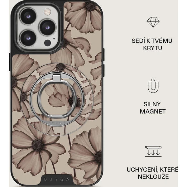 Burga Magnetic Ring držiak Barely Yours strieborný - Držiaky - Obrázok 71cb240937534cc09ff04dcd3a4141f4