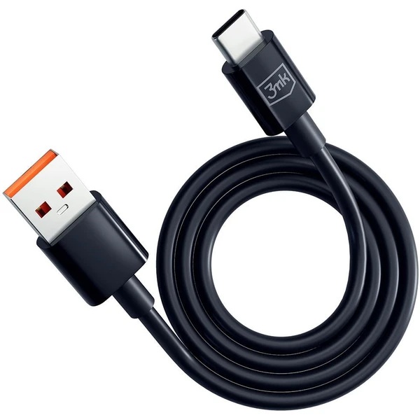 3mk Hyper Cable USB-A/USB-C napájací kábel 60W 1,2m čierny - Káble a redukcie - Obrázok 71d3d4db843848099f53a08a92145872