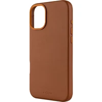 FIXED MagLeather kožený kryt s MagSafe Apple iPhone 16 Plus hnedý - Puzdra