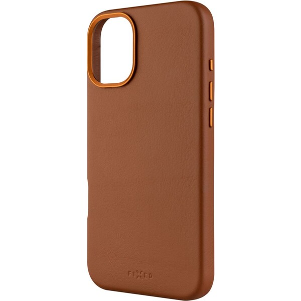 E-shop FIXED MagLeather kožený kryt s MagSafe Apple iPhone 16 Plus hnedý