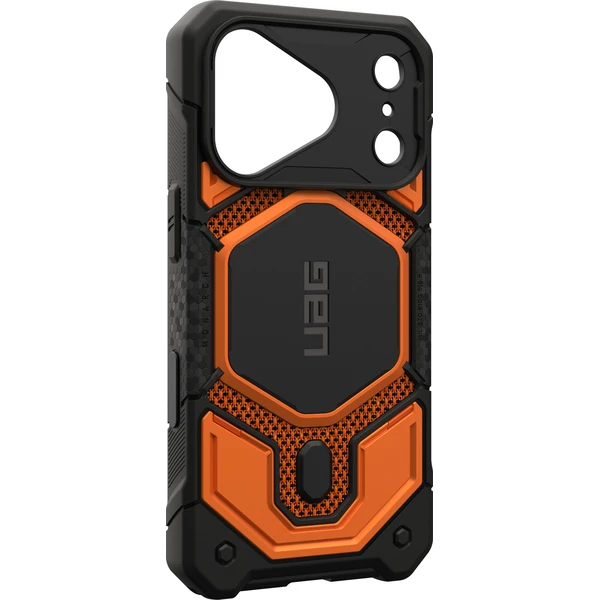 UAG Monarch Pro MagSafe Kevlar kryt iPhone 18 Pro/17 Pro oranžový - Puzdra - Obrázok 71fd0534ff3742ceb51459a4c7ad1a52