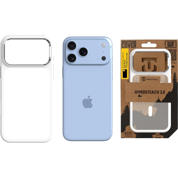 Tactical MagForce Hyperstealth 3.0 Kryt pre Apple iPhone 17 Pro Max/18 Pro Max Snow White - Puzdra - Obrázok 720d0c666c124b9990445cfc63d0ba6b