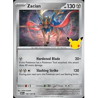 Zacian (30C 106) - 30. výročie [Holo] - Kusové karty