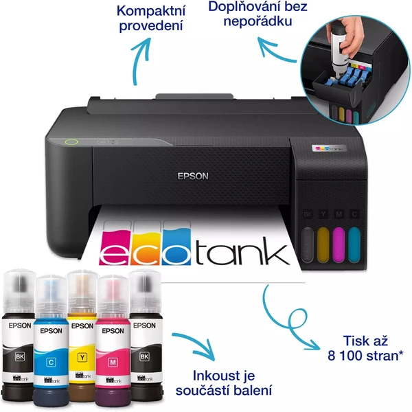 Epson EcoTank L1270 tlačiareň (záruka na 5 rokov po registrácii) - Tlačiarne - Obrázok 7259459261d442c099a32197acccaa01