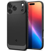 Spigen Rugged Armor MagSafe kryt iPhone 17 Pro matte black - Puzdra