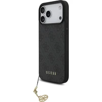 Guess 4G Charm kryt iPhone 17 Pro Max šedý - Puzdra