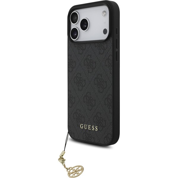 E-shop Guess 4G Charm kryt iPhone 17 Pro Max šedý