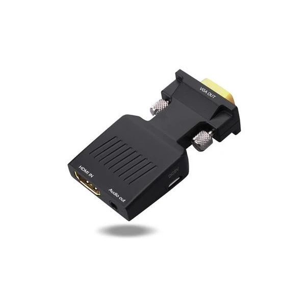 PremiumCord HDMI -> VGA + 3,5mm redukcia čierna - Káble a redukcie - Hlavný obrázok