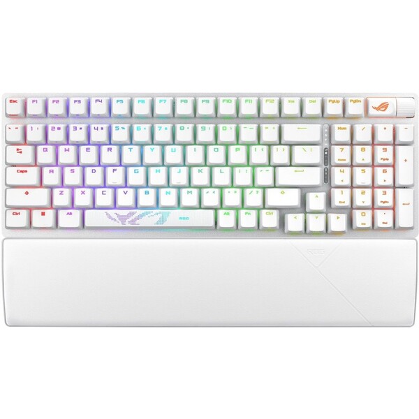 ASUS ROG Strix Scope II 96 (ROG NX SNOW / PBT) bezdrôtová herná klávesnica US biela