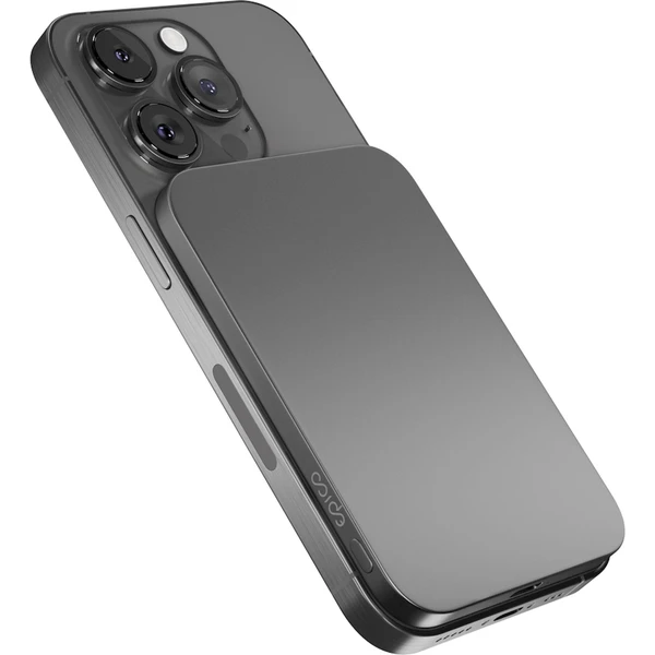Epico UltraPack Slim 3000mAh hliníková Mag+ bezdrôtová powerbanka EM31 vesmírne šedá - Powerbanky - Hlavný obrázok