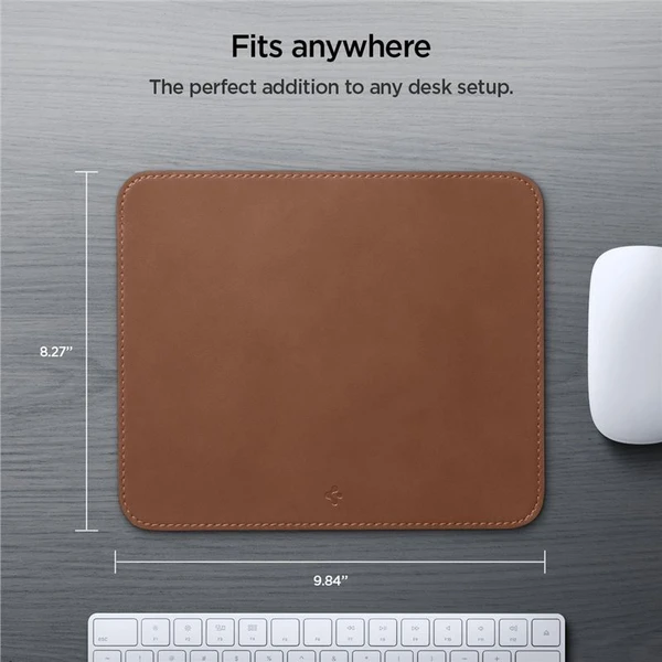 Spigen MousePad LD301 kožená podložka pod myš hnedá - Podložky - Obrázok 72D5000L01