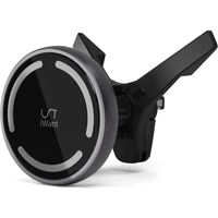 iWant Air MagSafe držiak do auta s bezdrôtovým nabíjaním vesmírne šedý - Držiaky