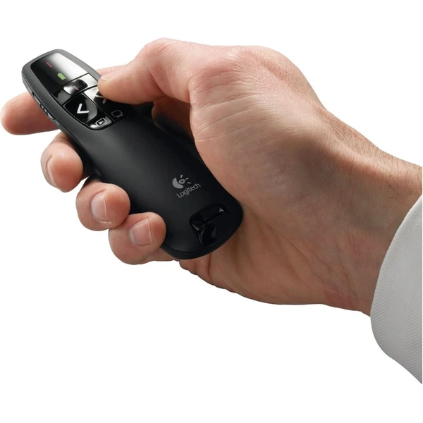 Logitech Wireless Presenter R400 prezentér čierny - Ovládače - Obrázok 72OR000501