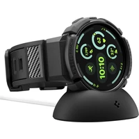 Spigen Rugged Armor Pro + puzdro s remienkom a stojančekom Google Pixel Watch 5/4 45mm matná čierna - Puzdra