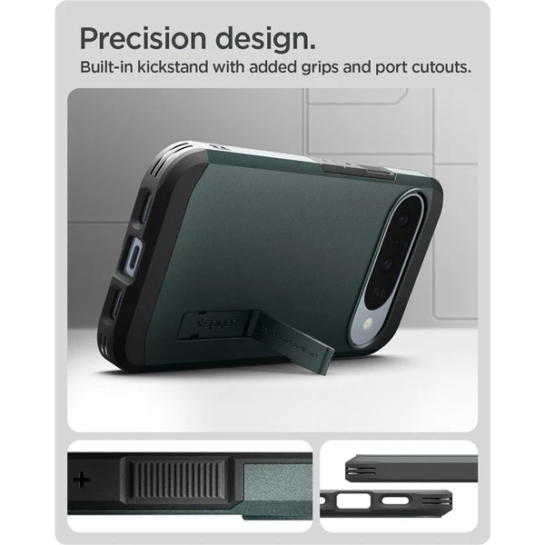Spigen Tough Armor MagSafe kryt Google Pixel 10/10 Pro zelený - Puzdra - Obrázok 731691b6e4cf4642a52e2f68977856a5