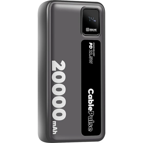 OBAL:ME CablePulse Powerbanka 20000mAh 22,5W Čierna - Powerbanky - Obrázok 7343c76906cb445da1a04e510f87f763
