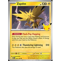 Zapdos (30C 055) - 30th Celebration [Holo] - Kusové karty