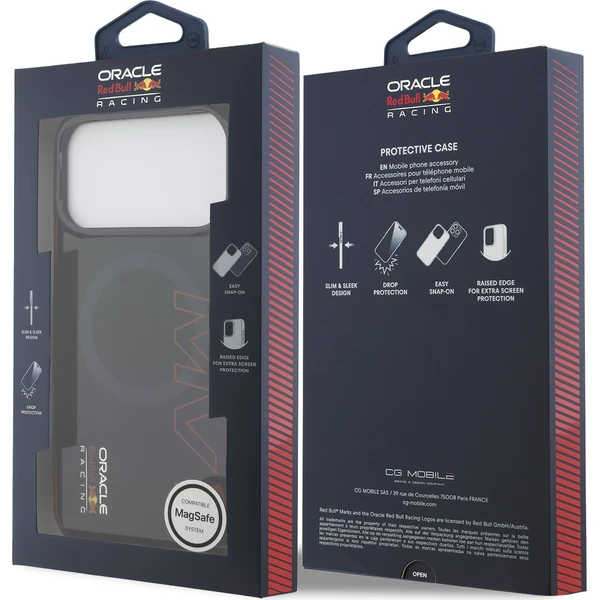 Oracle Red Bull Racing PC dvojvrstvový vertikálny kryt MV1 MagSafe pre iPhone 17 Pro Max modrý - Puzdra - Obrázok 7355da4525f649429d33d661927c8852