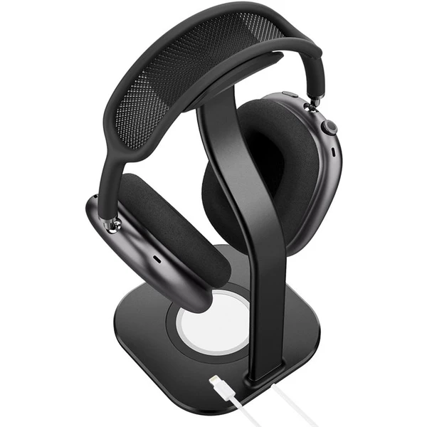 Spigen Nanotac™ AirPods Max Stojan (MagFit) hliníkový stojan čierny - Stojany - Obrázok 737d688b7a7248e78d460626186c1b69