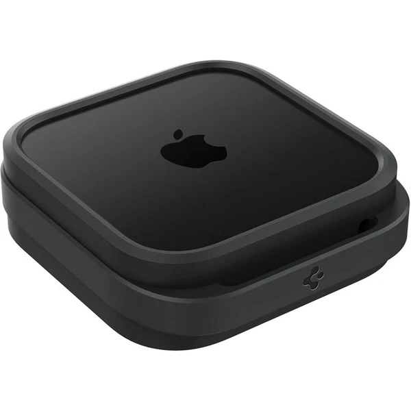 Spigen Silicone Fit Mount silikónový držiak pre Apple TV 4K 3th Gen (2022) čierny - Držiaky - Obrázok 738d356069ed48e29892134c9d76a8df
