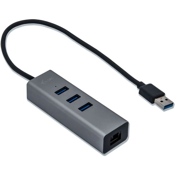 i-tec USB 3.0 Metal HUB 3 Port + Gigabit Ethernet Adapter - USB huby - Hlavný obrázok