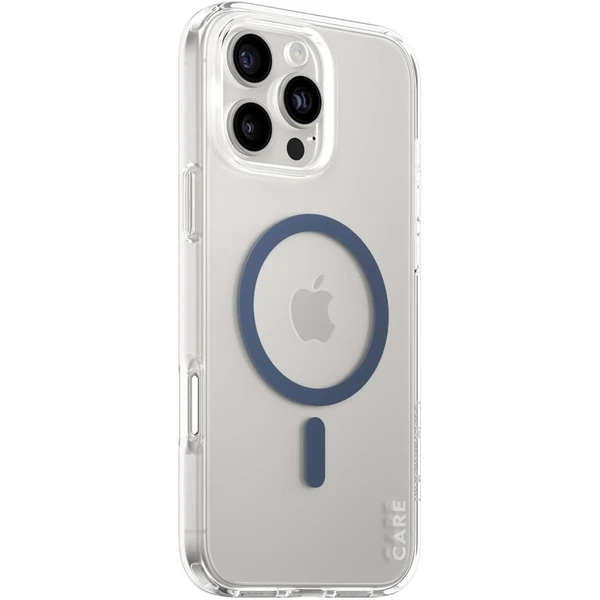 PanzerGlass® CARE kryt Apple iPhone 16 Pro Max MagSafe Urban Combat číry/modrý - Puzdra - Hlavný obrázok