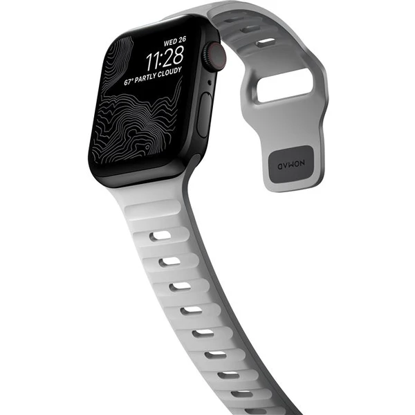 Nomad Sport Strap S/M remienok pre Apple Watch 42/41/40/38 mm Lunar Gray - Remienky - Obrázok 73DS000501